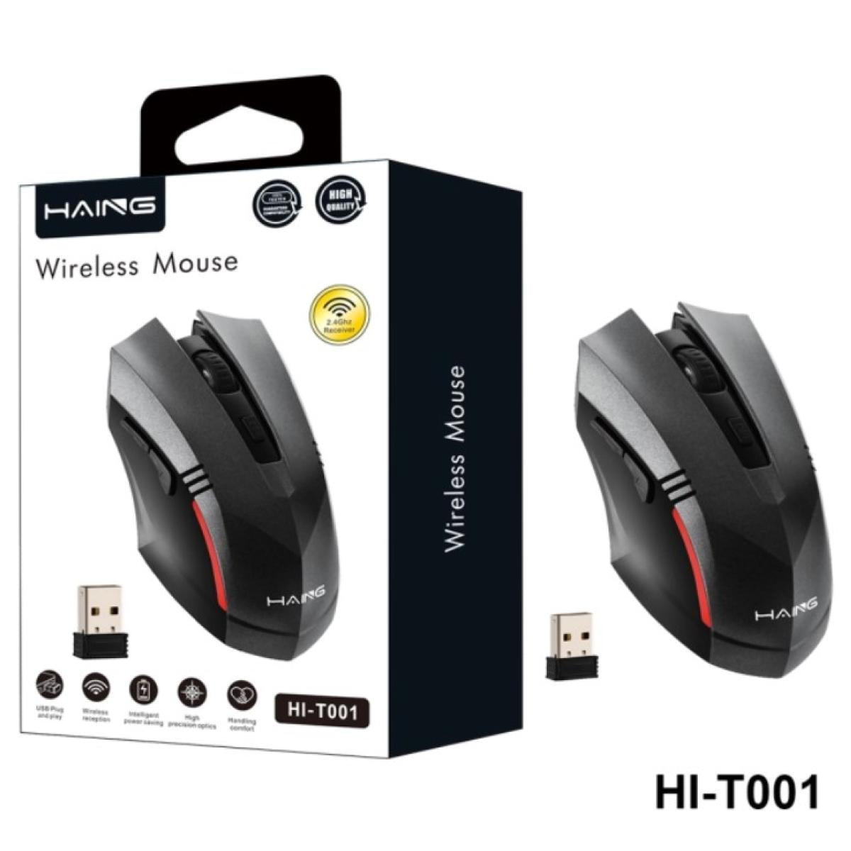 Haing HI-T001 2.4G Wireless Mouse with Type-C Connector Haing HI-T001 2.4G Wireless Mouse with Type-C Connector