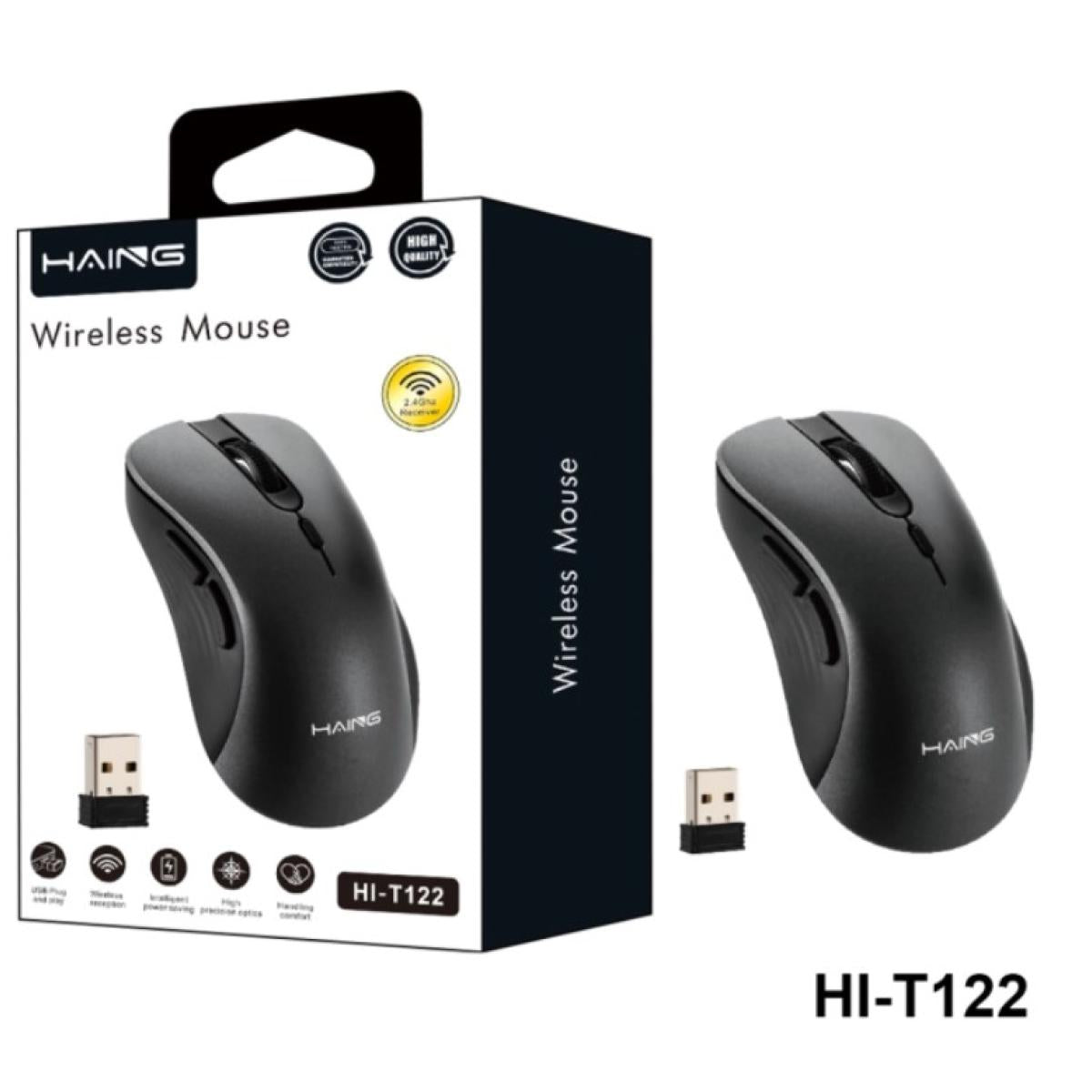 Haing HI-T122 2.4G Wireless Mouse with Type-C Connector Haing HI-T122 2.4G Wireless Mouse with Type-C Connector