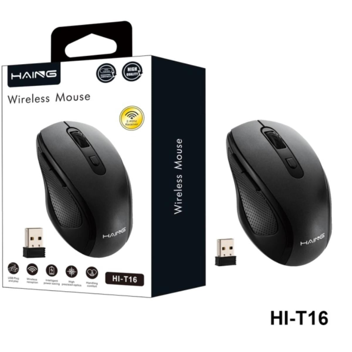 HAING HI-T16 2.4G Wireless Mouse with Type-C Connector