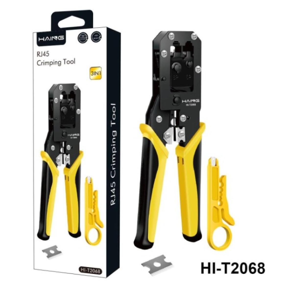HAING HI-T2068 RJ45 Network Cable Pliers Crimping Tool HAING HI-T2068 RJ45 Network Cable Pliers Crimping Tool