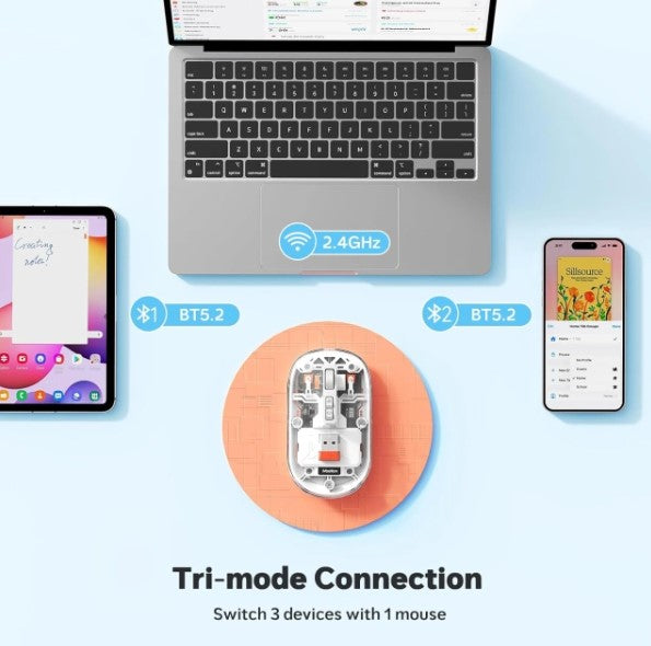 HAING HI-TBM100 Bluetooth & Wireless 2.4G Mouse HAING HI-TBM100 Bluetooth & Wireless 2.4G Mouse
