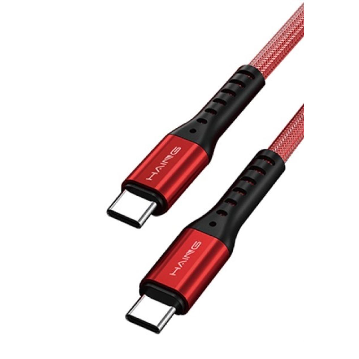 HAING HI042CC Type-C to Type-C 20W Metal Braided Data Cable 3M HAING HI042CC Type-C to Type-C 20W Metal Braided Data Cable 3M