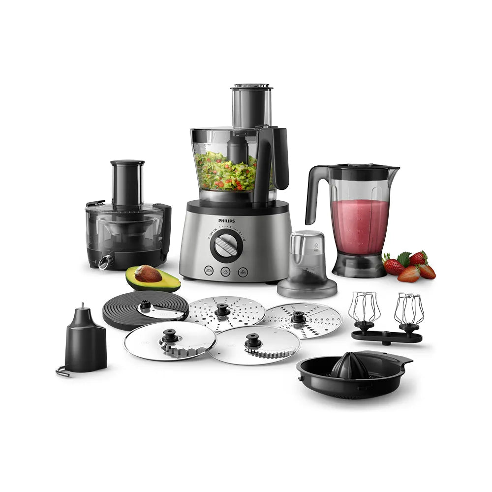 Philips Food Processor – 30+ Functions, 1300W, 3.4L
