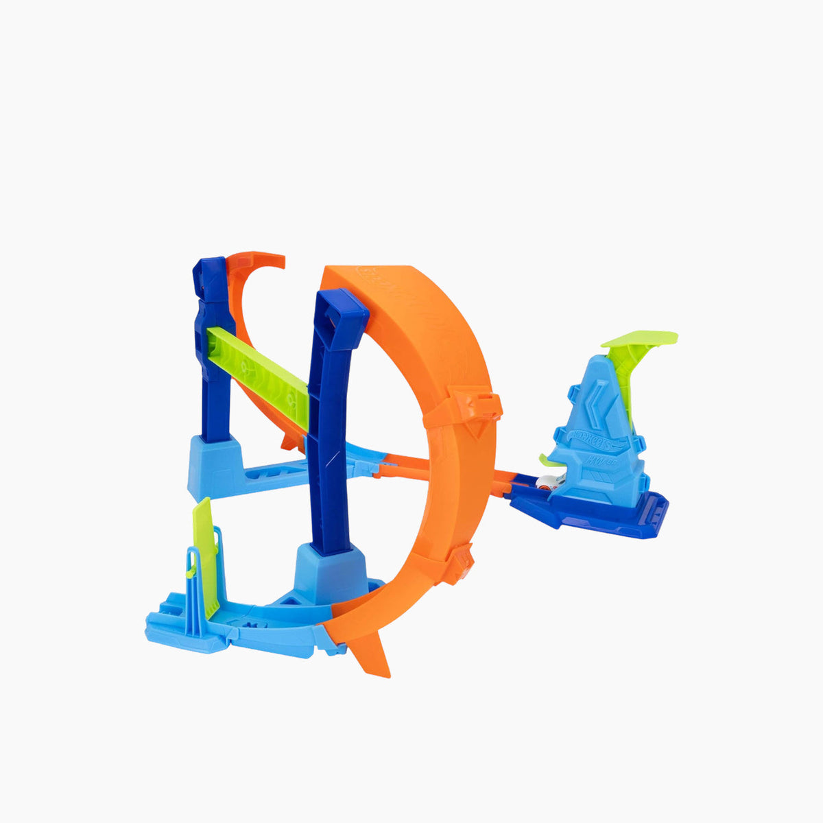 Hot Wheels Stunt Tracks Corkscrew Jump Champion OS