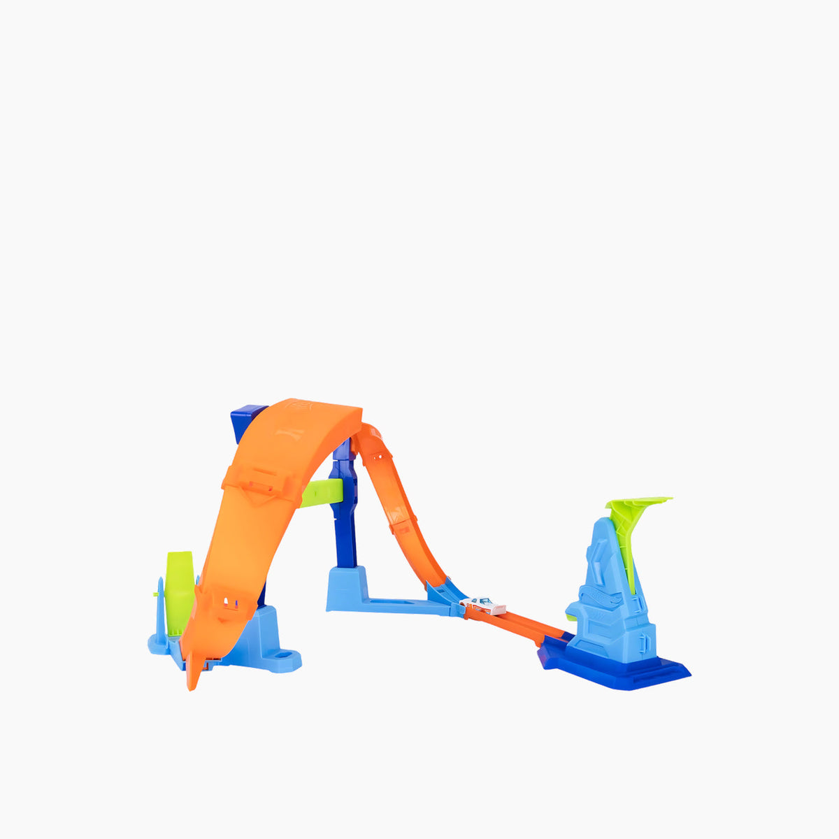 Hot Wheels Stunt Tracks Corkscrew Jump Champion OS