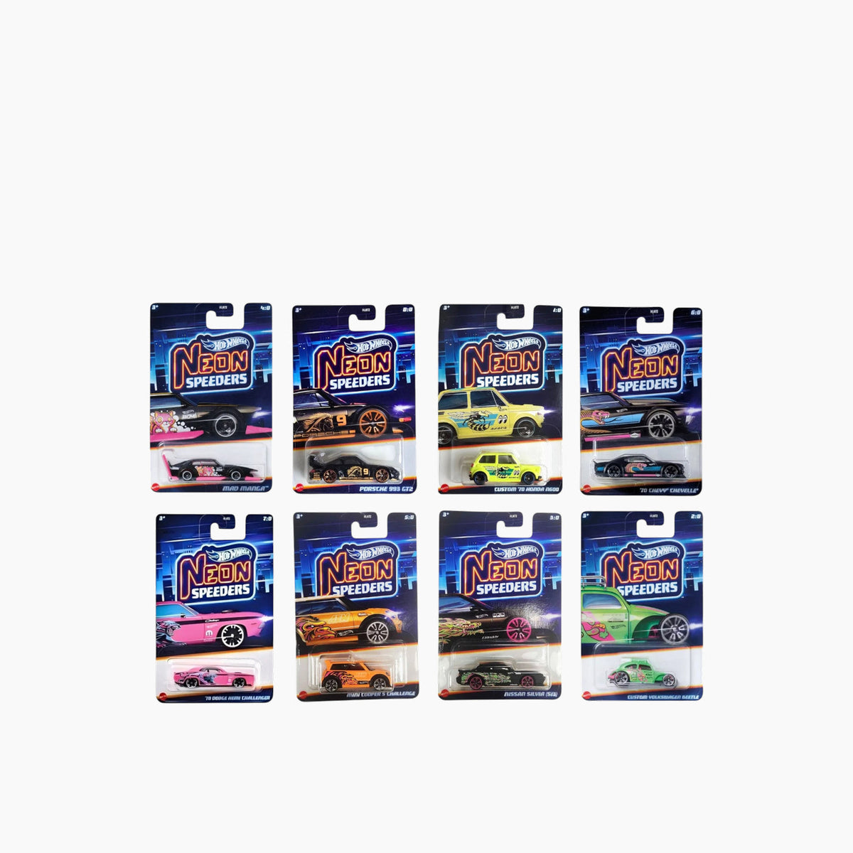 Hot Wheels Themed Neon Speeders – Assorted
