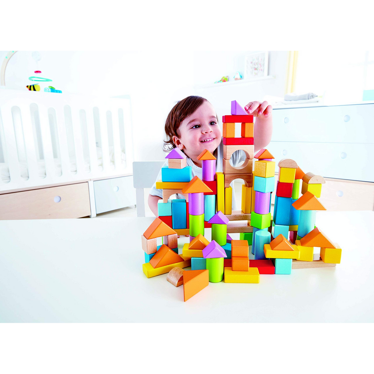 Hape 101 Pieces Wonderful Building Blocks Set