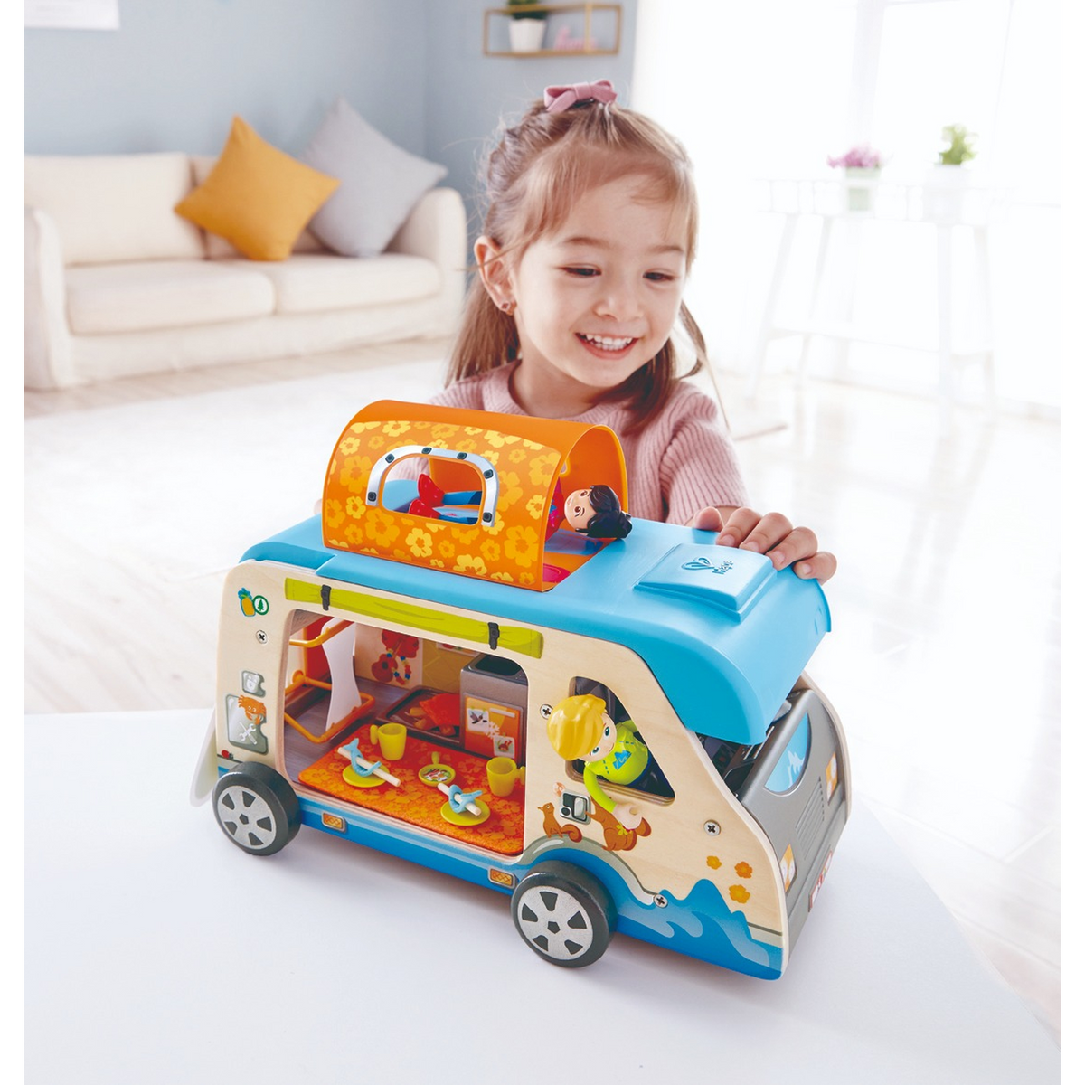 Hape Adventure Van Playset