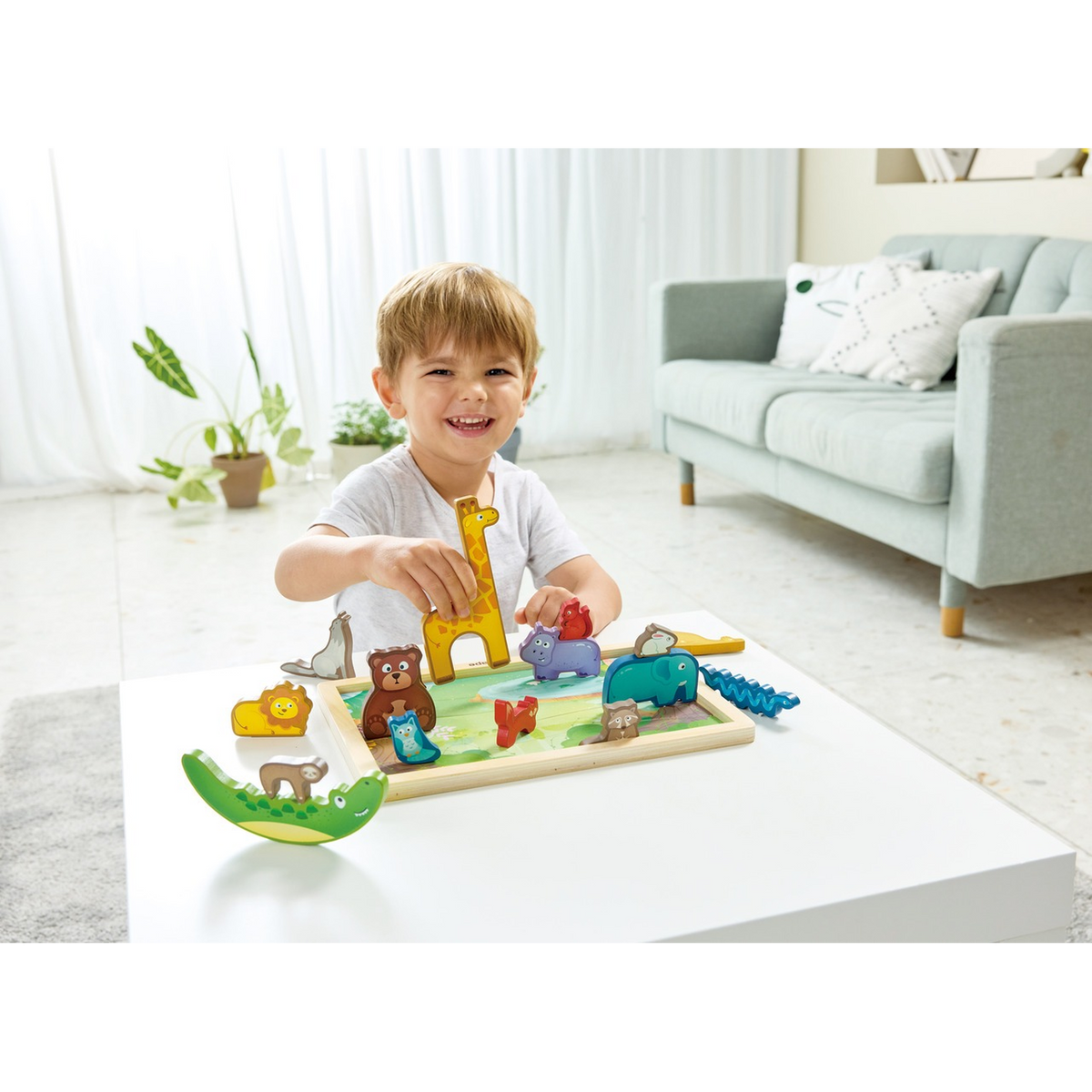 Hape Animal Kingdom Wooden Puzzle