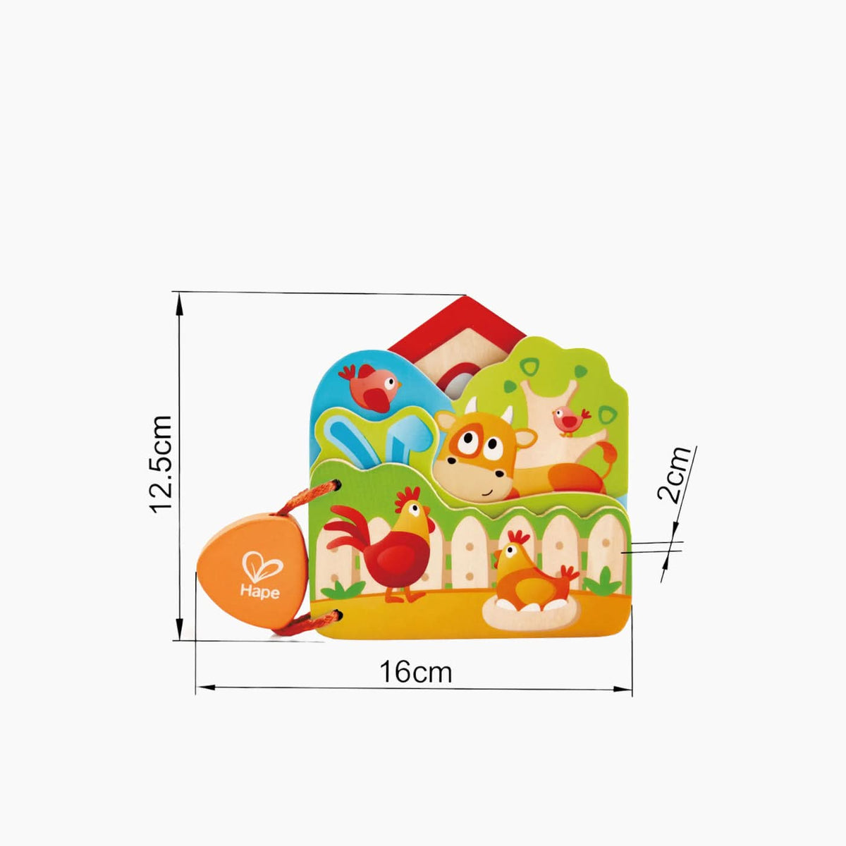 Hape Illustrated Wooden Book