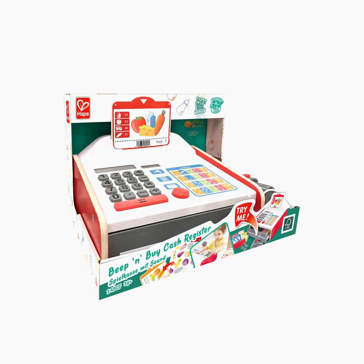 Hape Beep 'N' Buy Cash Register Toy