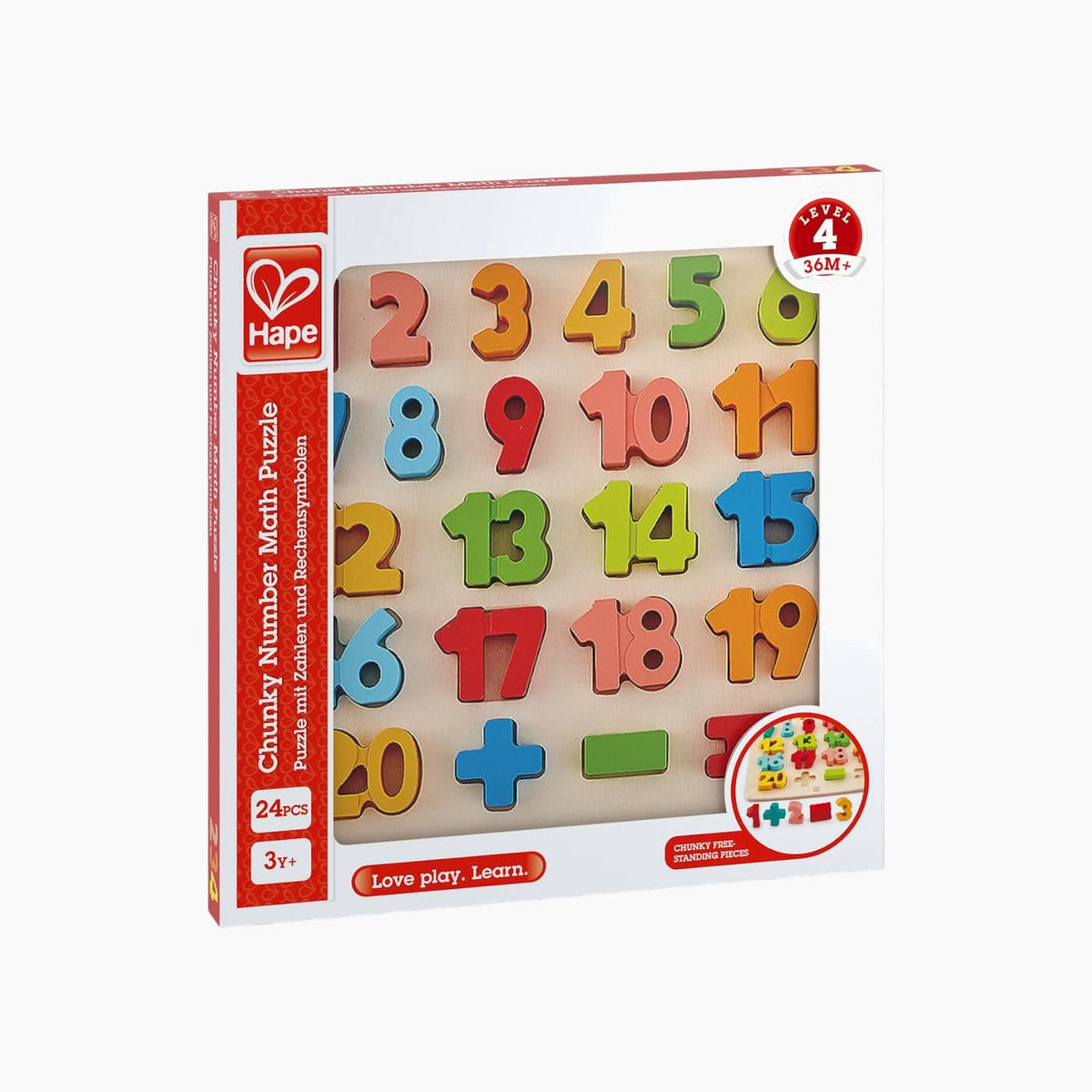 Hape Chunky Wooden Board Toy Abacus