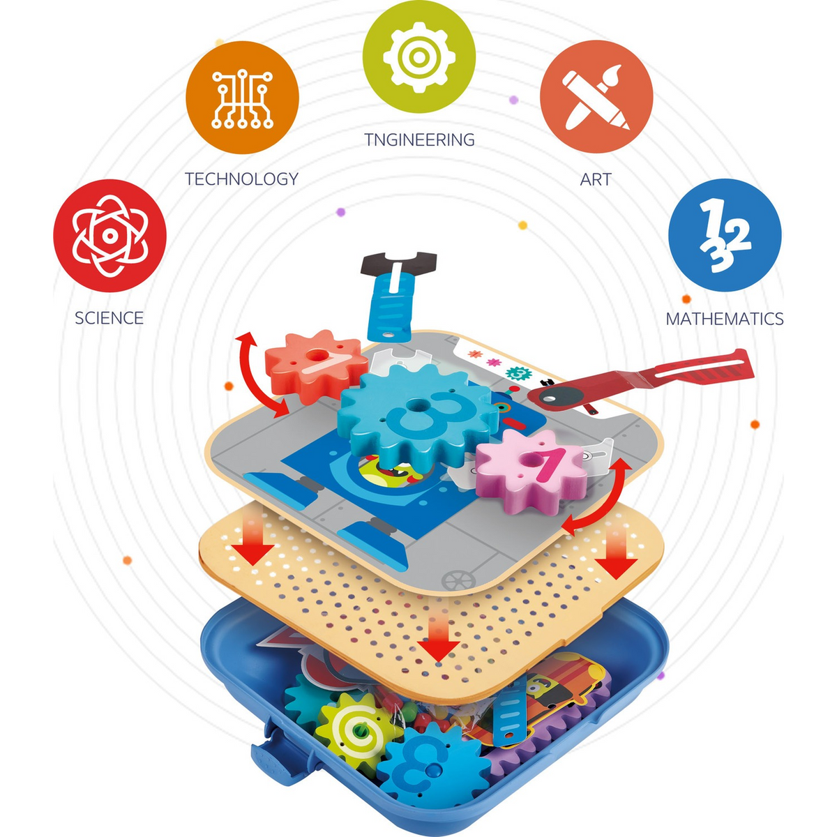Hape Cogworks Experimental Set Toy