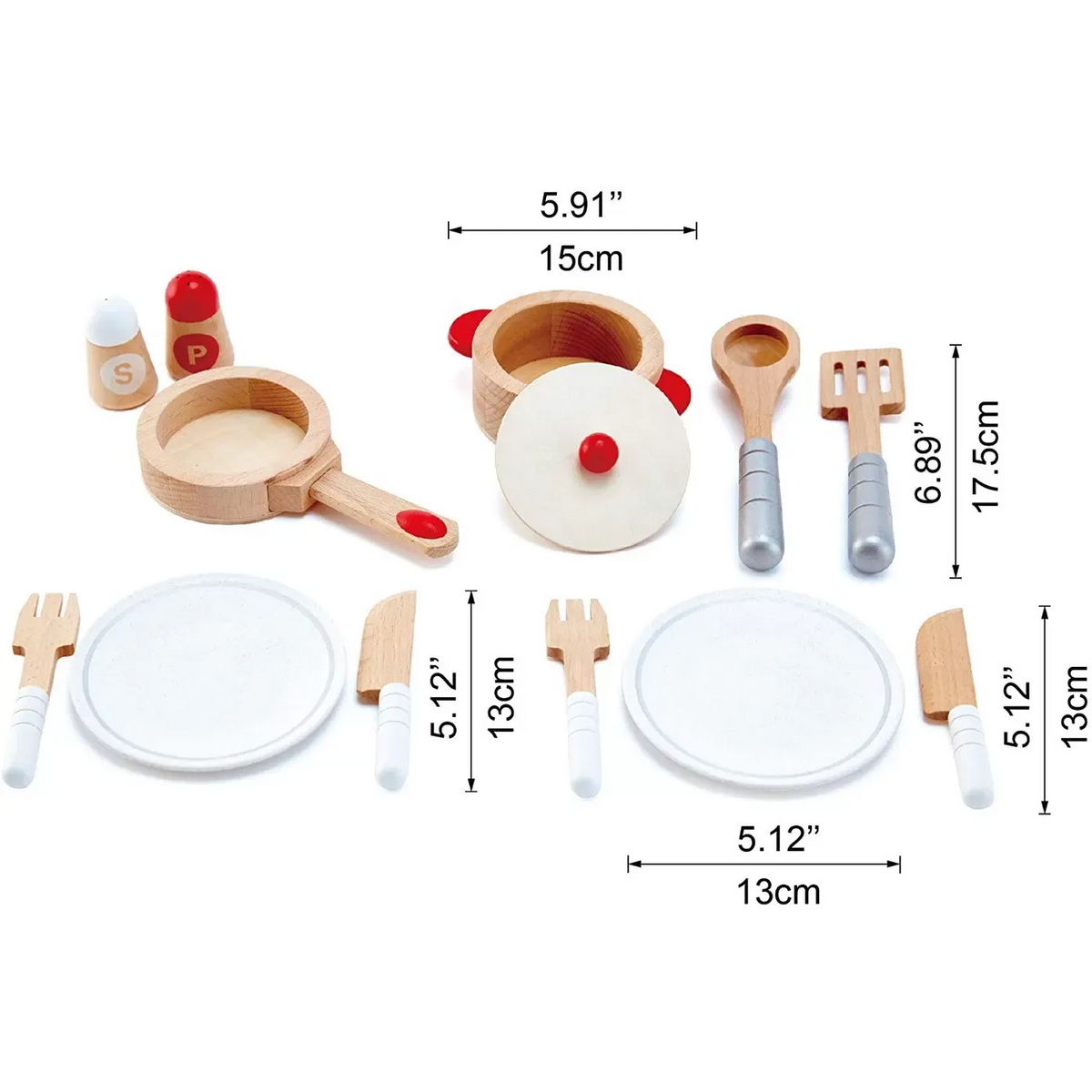 Hape Cook & Serve Wooden Set