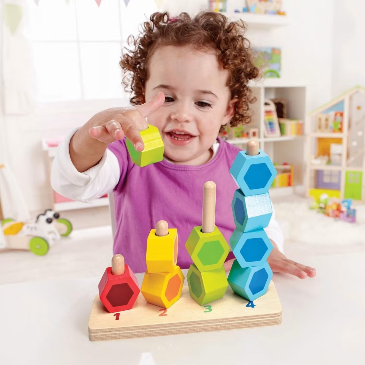 Hape Counting Stacker Wooden Toy
