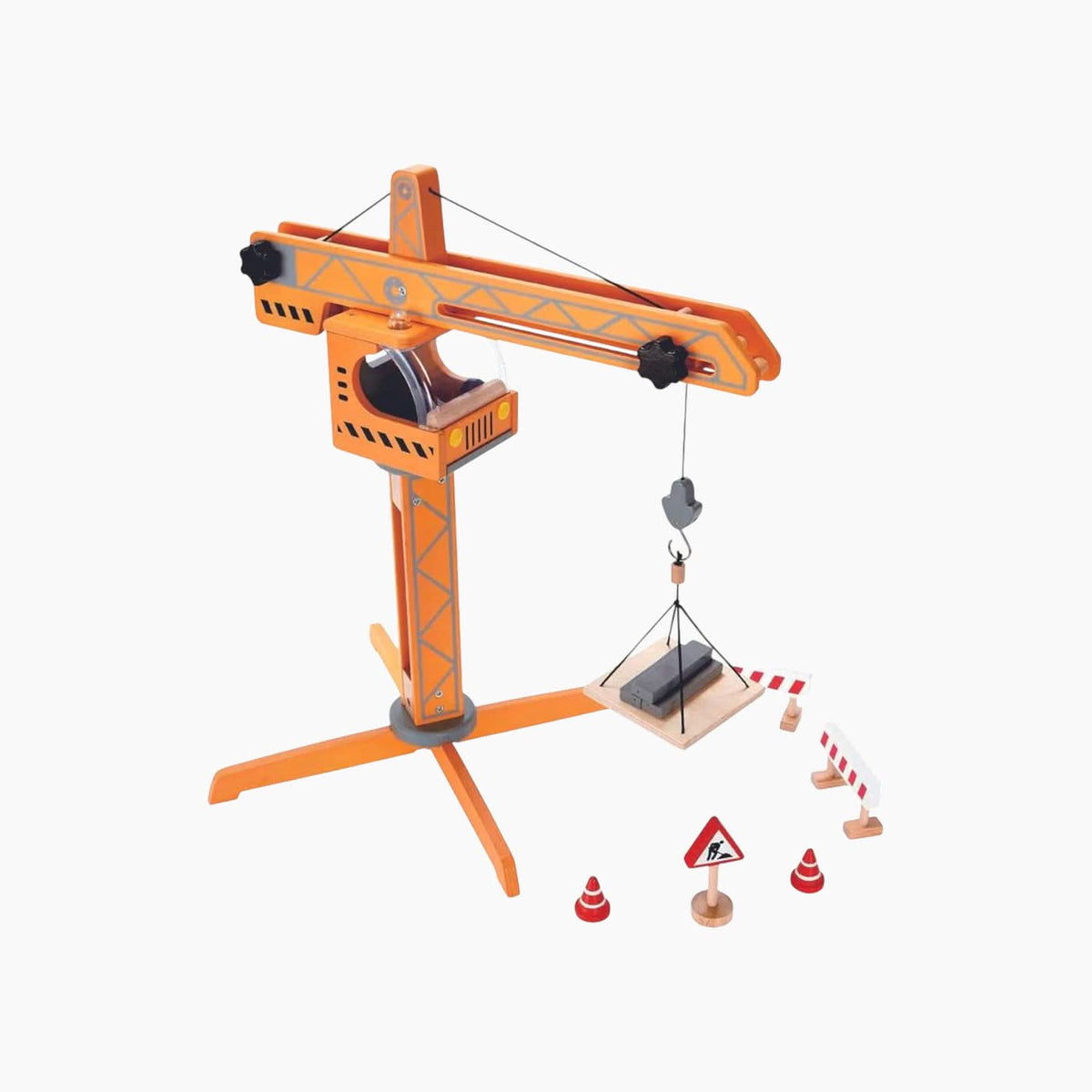 Hape Crane Lift Construction Toy
