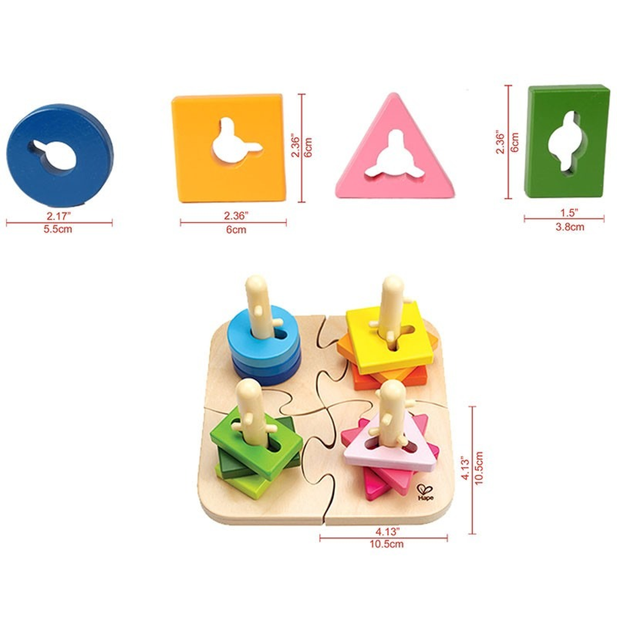 Hape Wooden Peg Puzzle