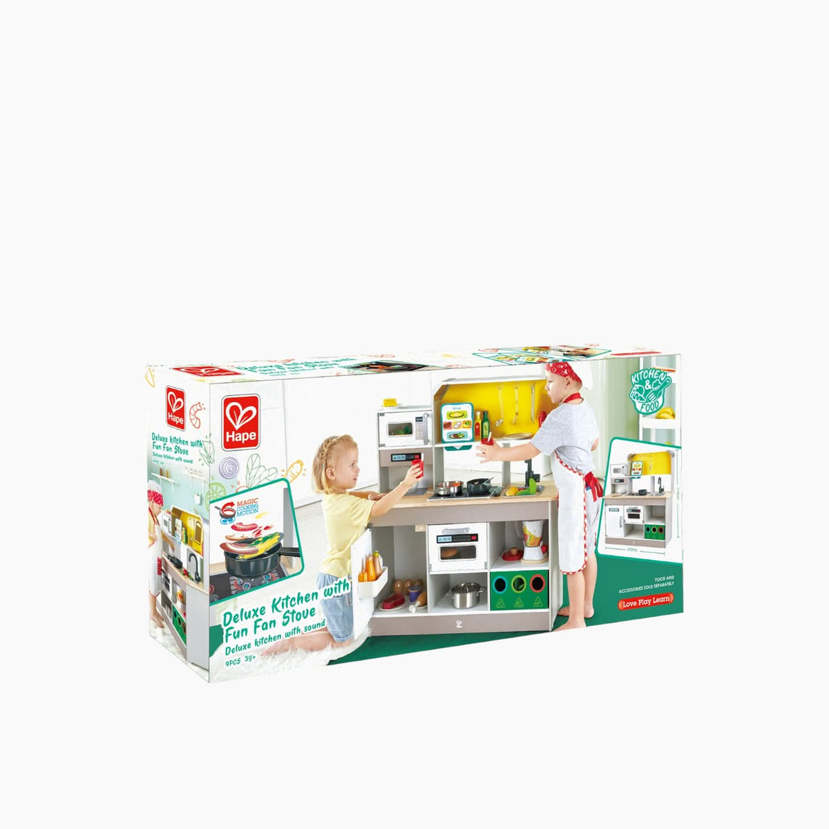Hape Wooden Deluxe Kitchen with Fan Fryer