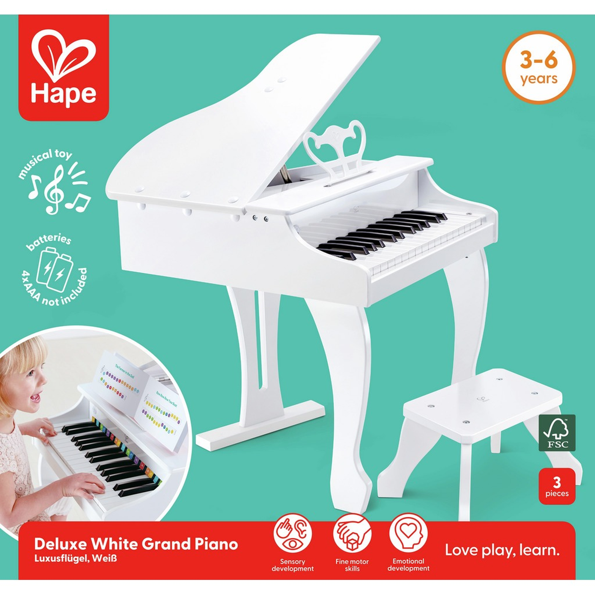 Hape Grand Toy Piano