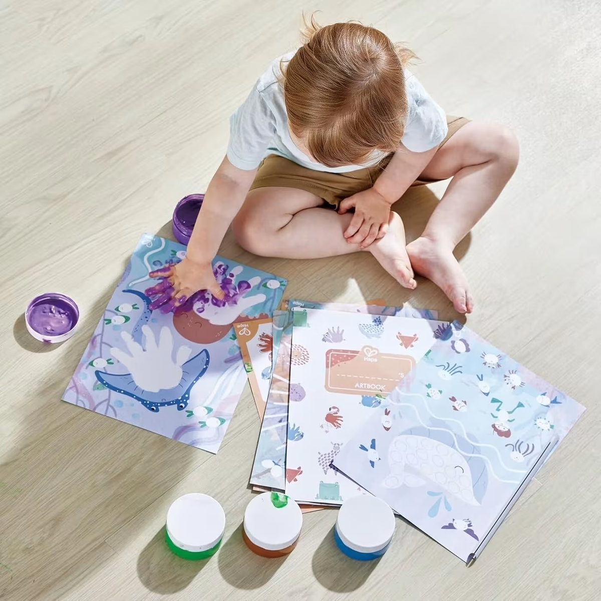 Hape Finger Painting Art Set