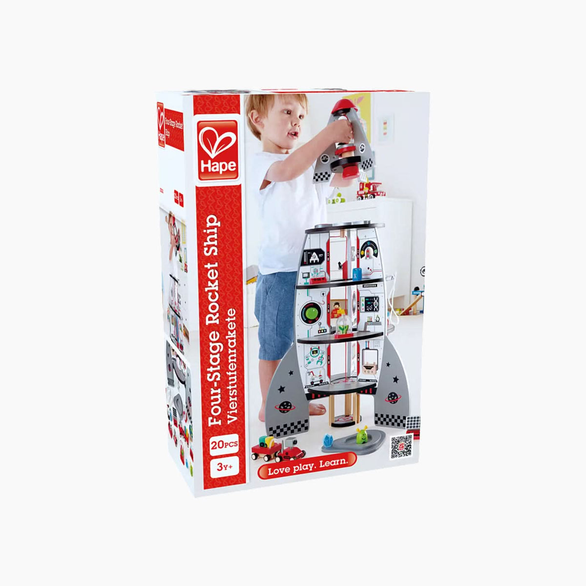 Hape Four Stage Rocket Ship Playset
