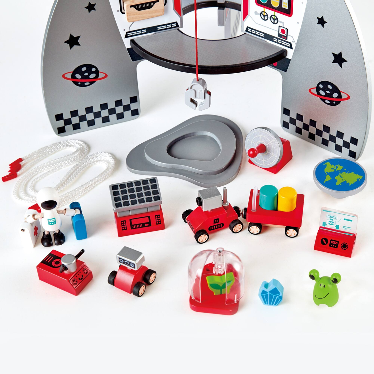 Hape Four Stage Rocket Ship Playset