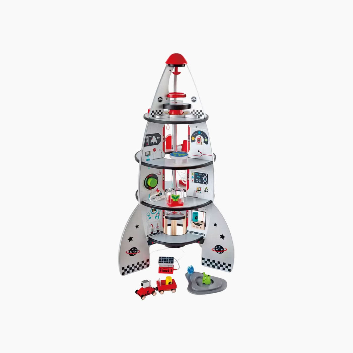 Hape Four Stage Rocket Ship Playset