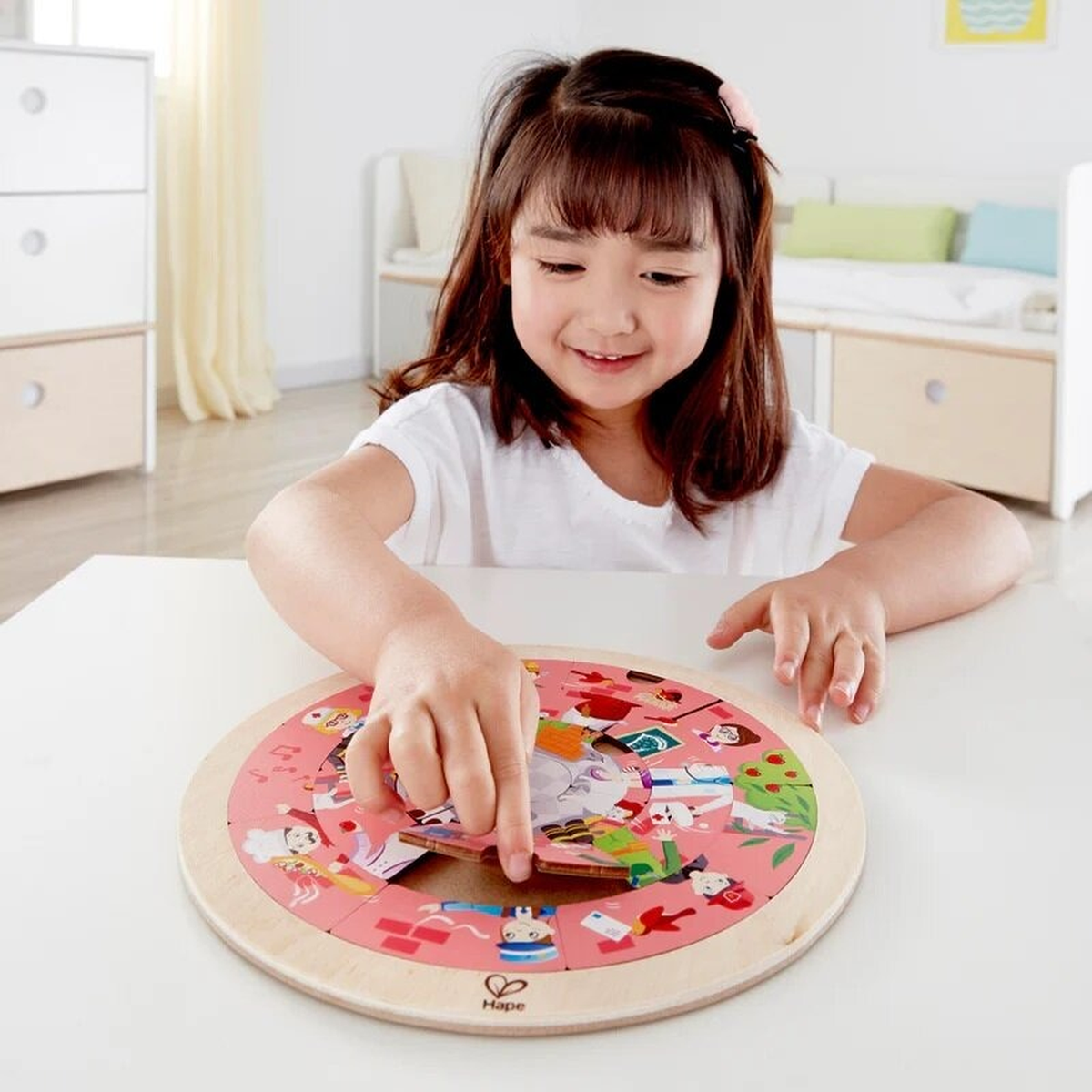 Hape Jobs Roundabout Puzzle Educational Toy