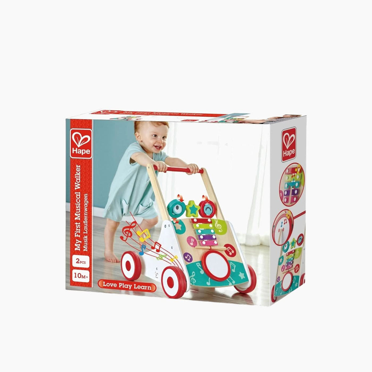 Hape Learning Musical Wooden Walker