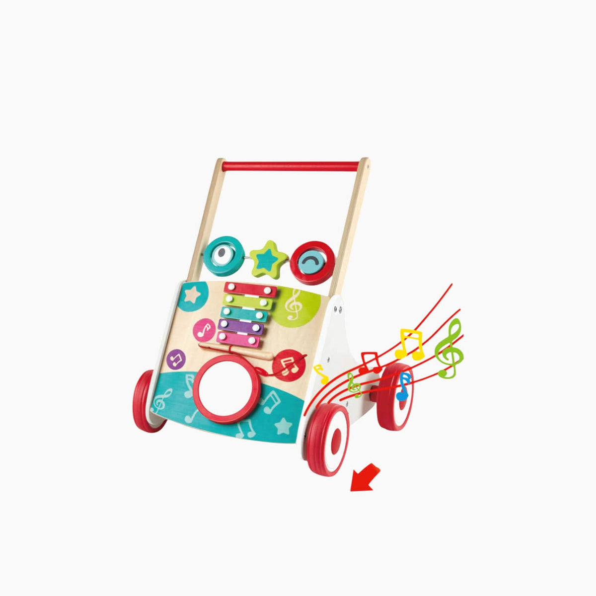 Hape Learning Musical Wooden Walker