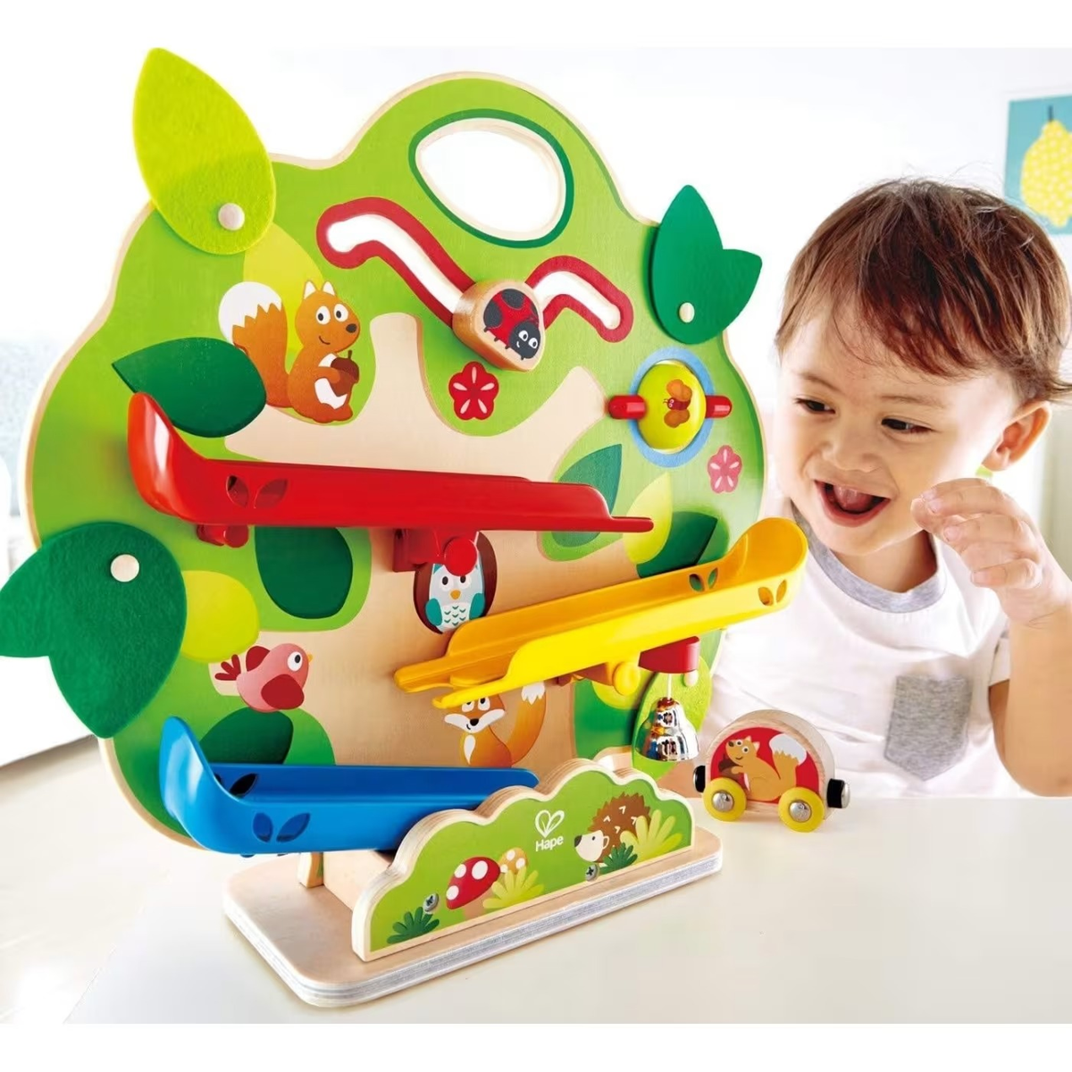 Hape Nutty Squirrel Railway Toy Train Set