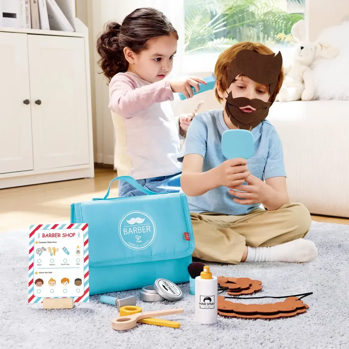 Hape Snip & Style Hair Salon Kit Playset