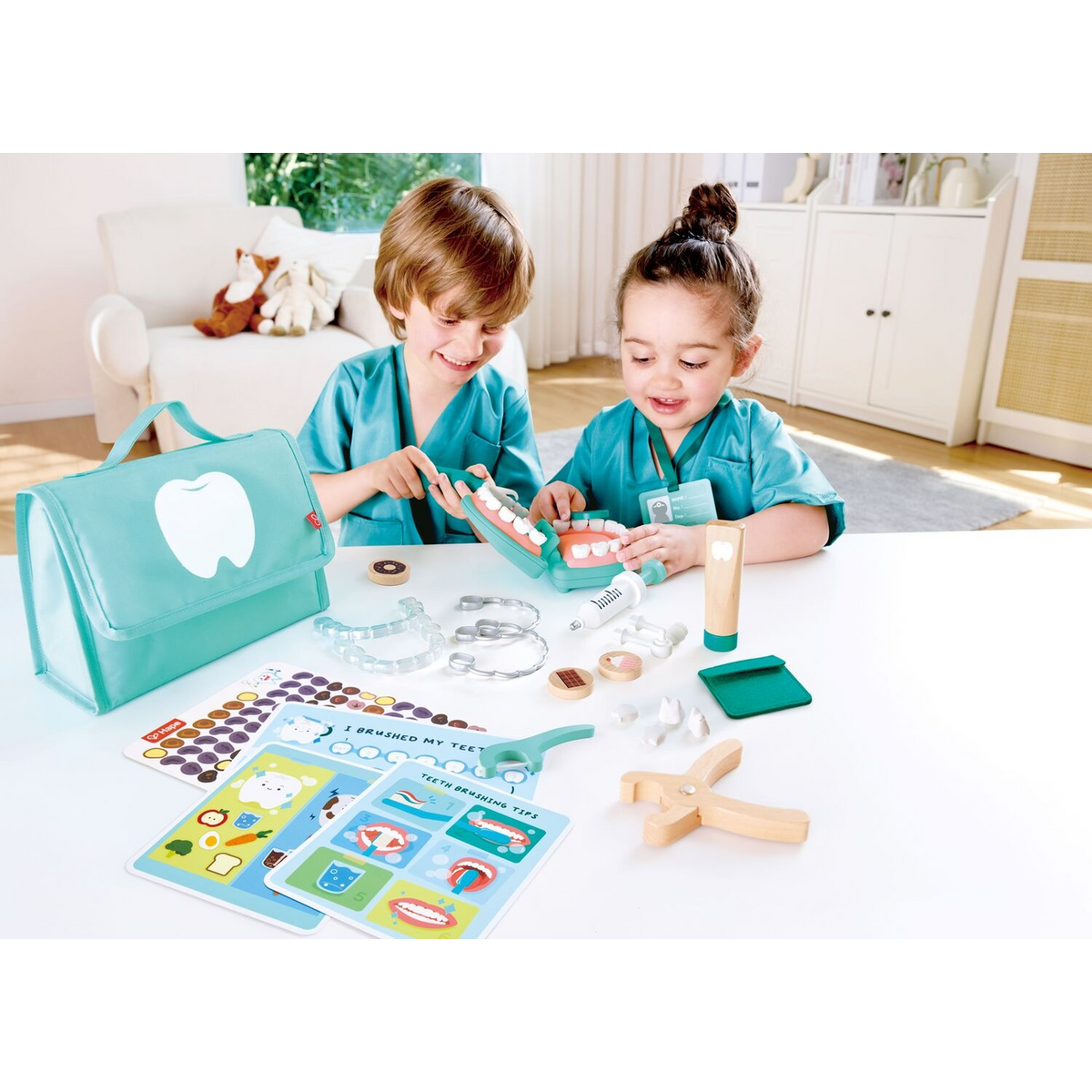 Hape Super Smile Dental Clinic Set Pretend Play Toy