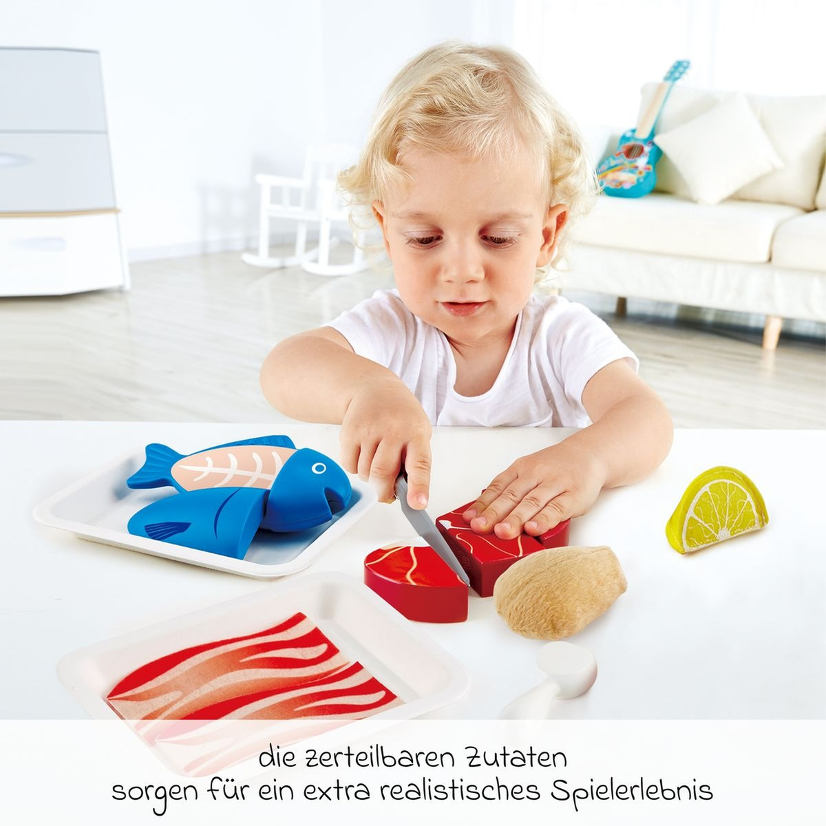 Hape Tasty Proteins Wooden Food Set