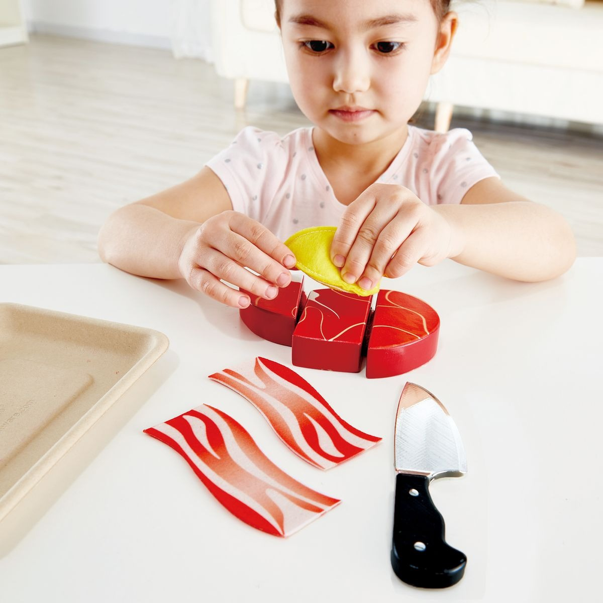 Hape Tasty Proteins Wooden Food Set