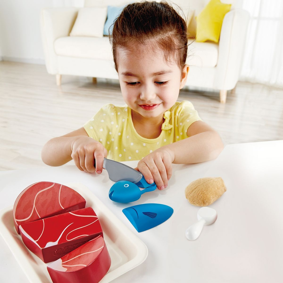 Hape Tasty Proteins Wooden Food Set