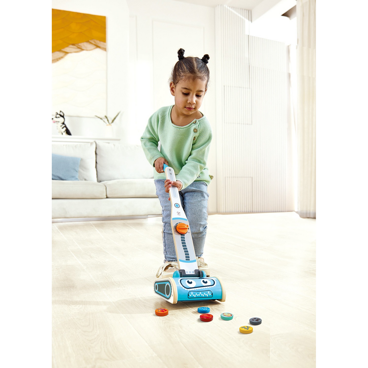 Hape Wooden Vacuum Playset