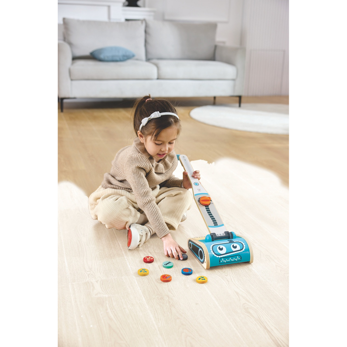 Hape Wooden Vacuum Playset