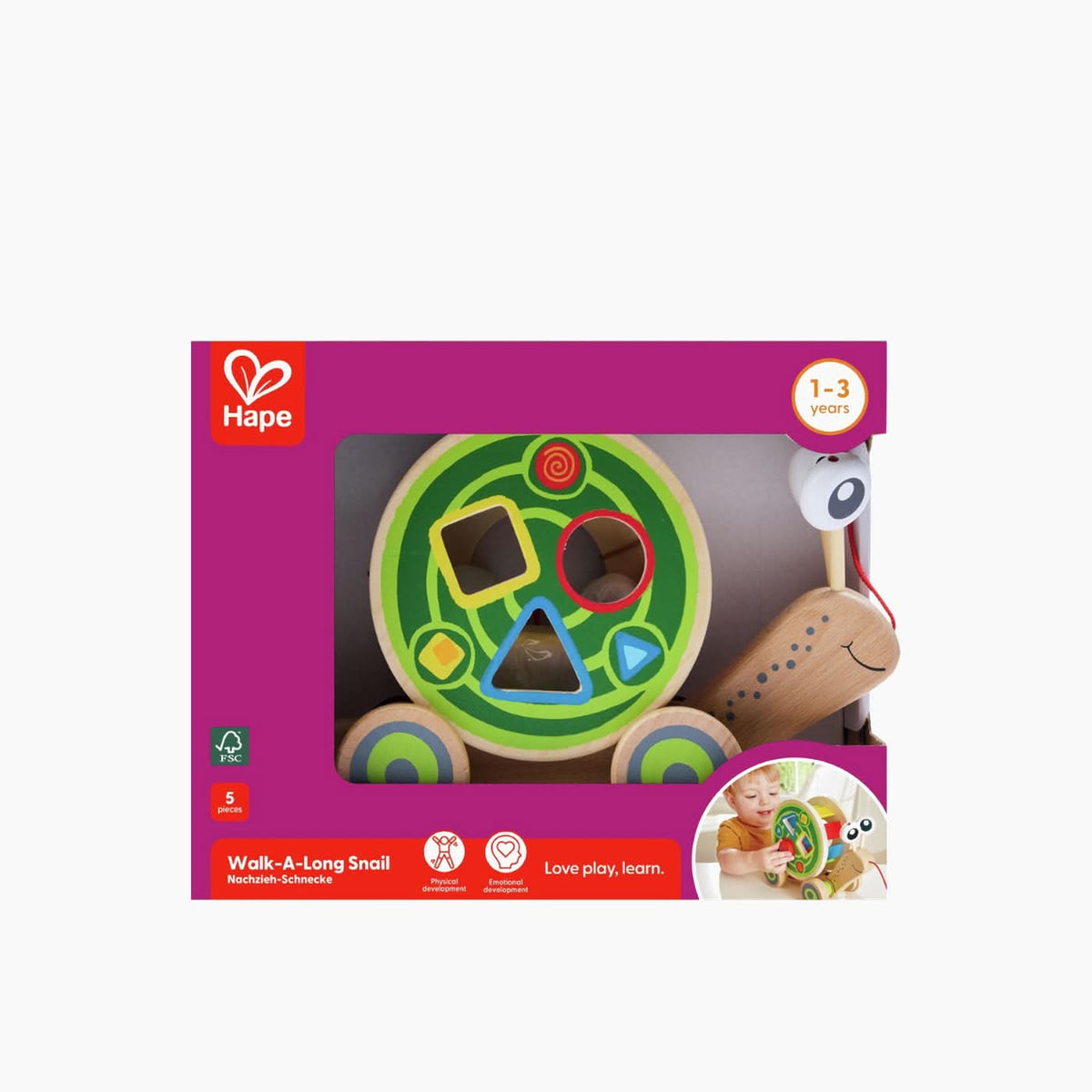 Hape Walk & Pull a Long Wooden Toy