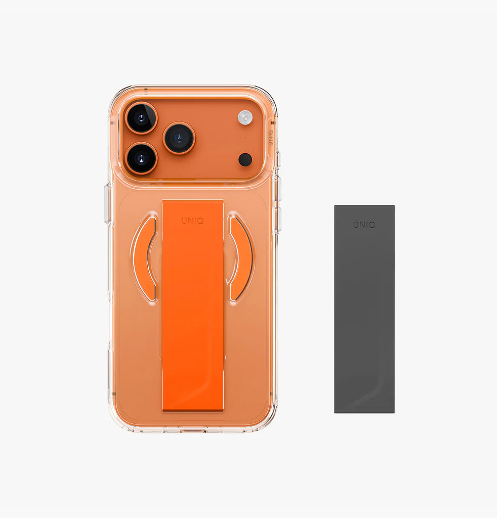 UNIQ Hybrid iPhone 17 Pro MagClick Charging Heldro Air - Volt Orange UNIQ Hybrid iPhone 17 Pro MagClick Charging Heldro Air - Volt Orange