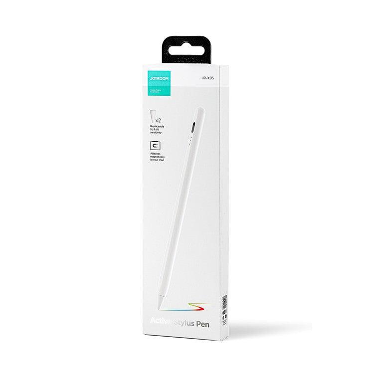 Joyroom Active Stylus Pen with Replacement Tip*2 - White Joyroom Active Stylus Pen with Replacement Tip*2 - White