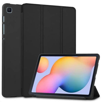 غطاء قابل للطي لجهاز Galaxy tab S6 lite - أسود