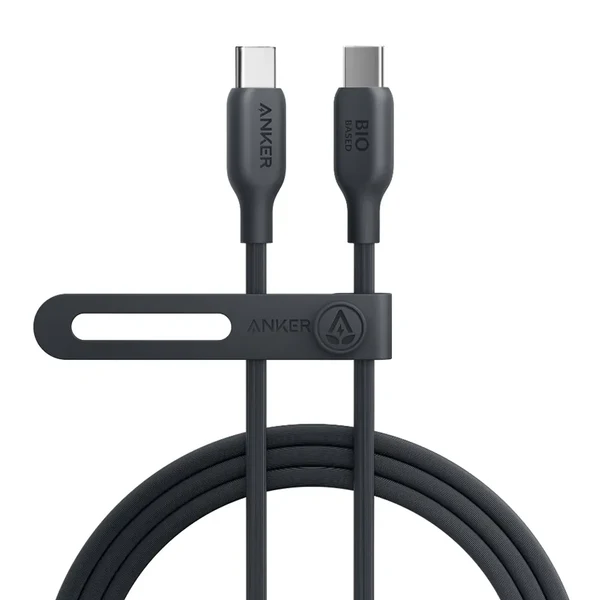 Anker 544 USB-C to USB-C Cable 3ft – 240W Bio-Based Fast Charging Cord for Laptops, Tablets, and Phones