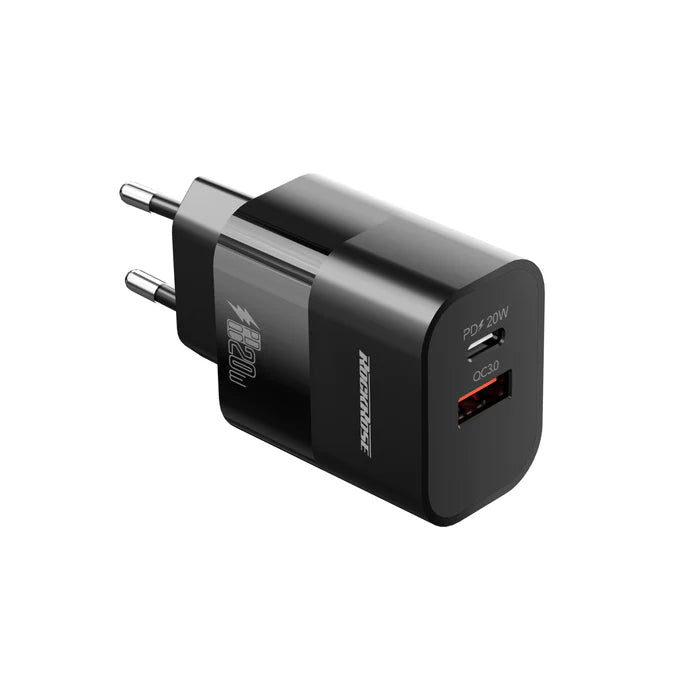 RockRose Eclipse GII 20W PD & QC 3.0 Dual Charger RockRose Eclipse GII 20W PD & QC 3.0 Dual Charger
