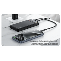 Yesido PD 20W + USB 22.5W 10000mAh Transparent Window Battery Display Fast Charging Power Bank