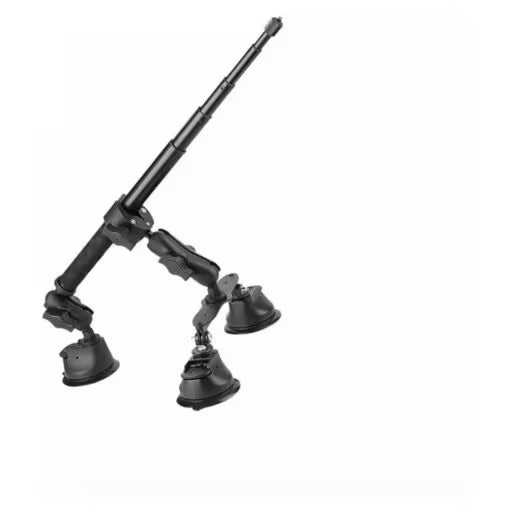 Insta360 X4/X3/X2 Car Mount - Suction Cup Holder with Adjustable Arm & Anti-Shake Design