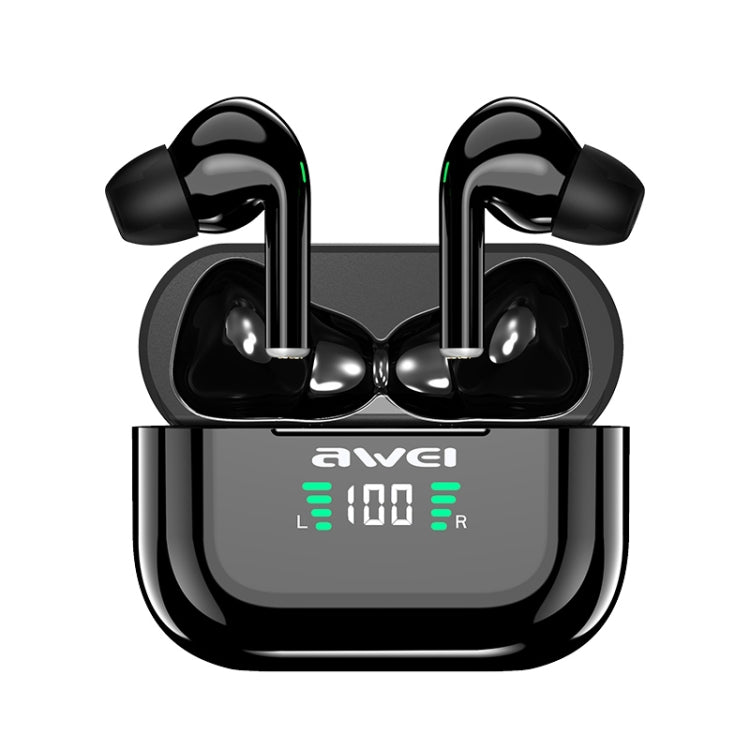 AWEI Earbuds Wireless Bluetooth 5.3 Noise Cancelling Headphones - Black AWEI Earbuds Wireless Bluetooth 5.3 Noise Cancelling Headphones - Black