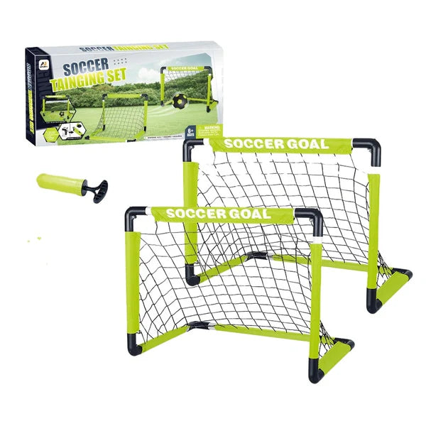 Aojie Sport Foldable Soccer Goal Set w/ 5.5" Ball – Ages 6+