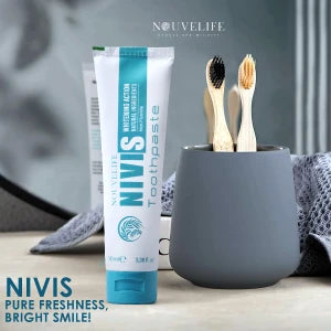 NIVIS Natural Toothpaste for Complete Oral Care & Whitening