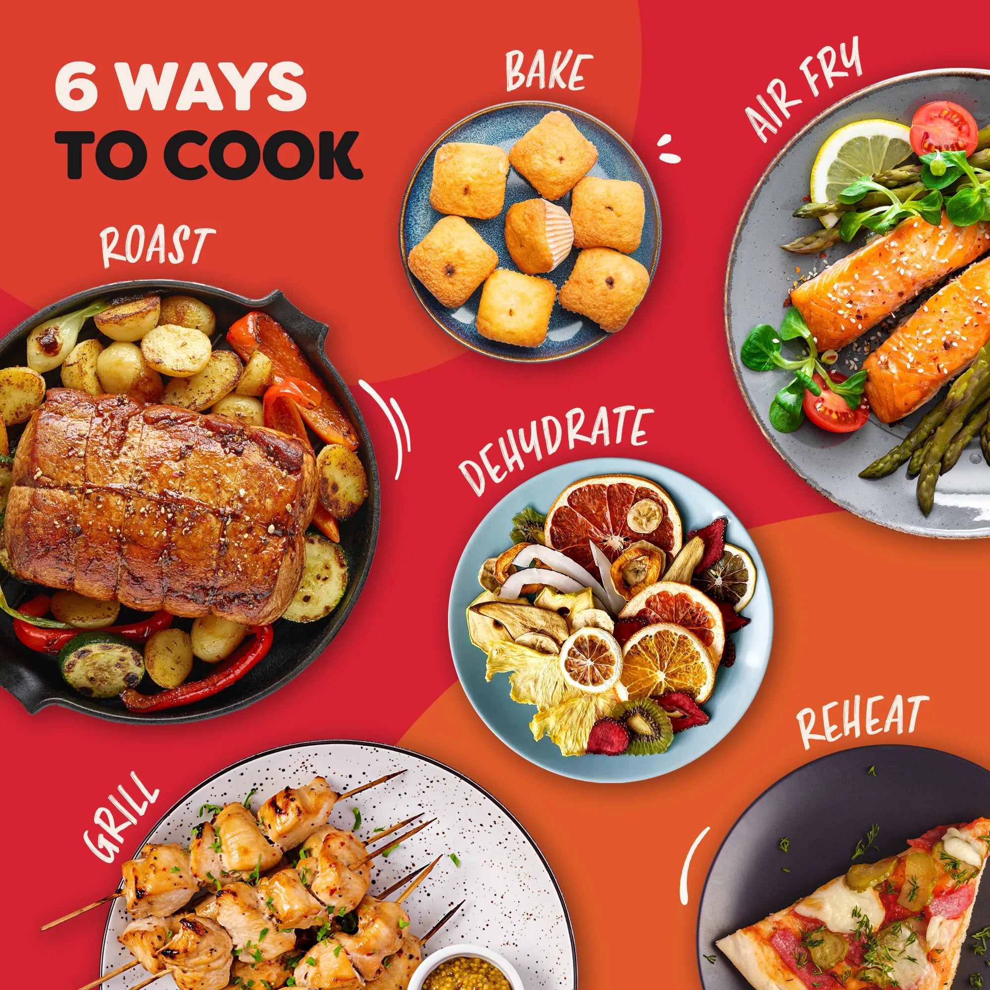 مقلاة هواء فورية Vortex VersaZone سعة 8.5 لتر مع ClearCook